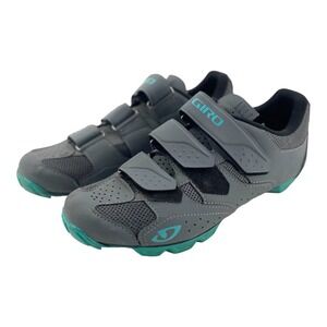 Giro Gray and Teal Athletic Shoes